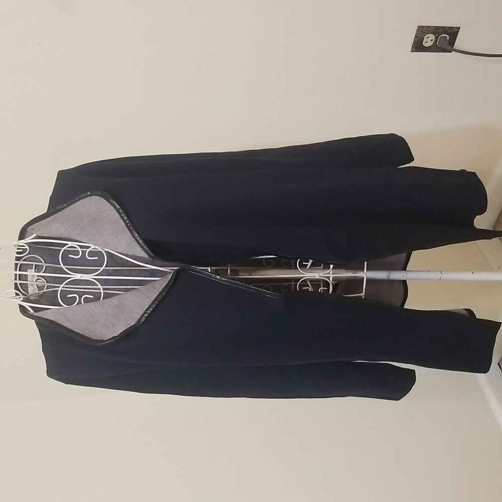 Dolce Stella black and gray open cardigan style sweater. Size medium